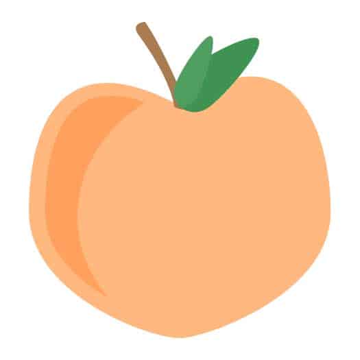 Free Peach SVG - Love Paper Crafts