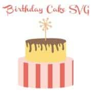 free birthday cake svg