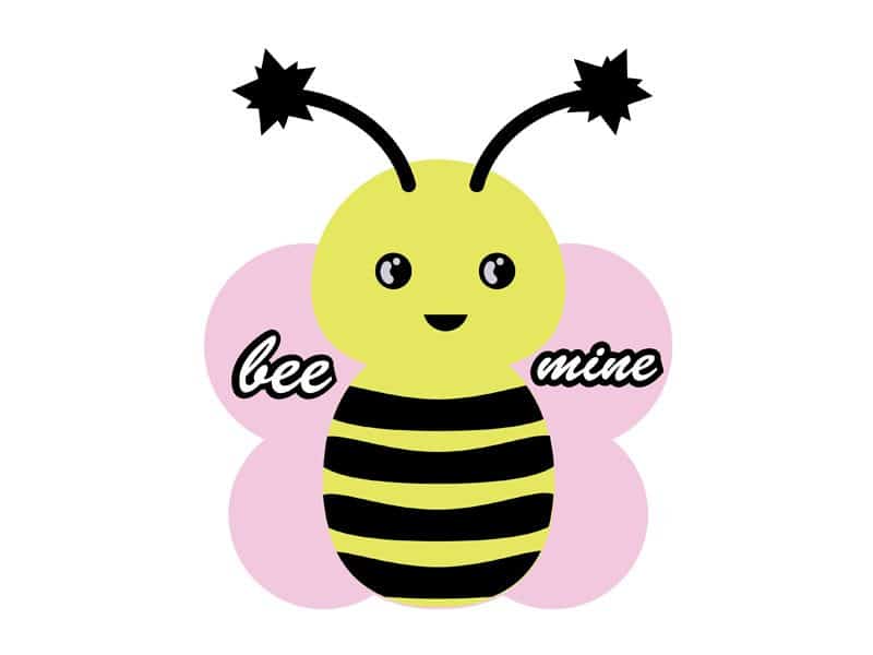 Free Bee Card Svg SVG PNG EPS DXF File