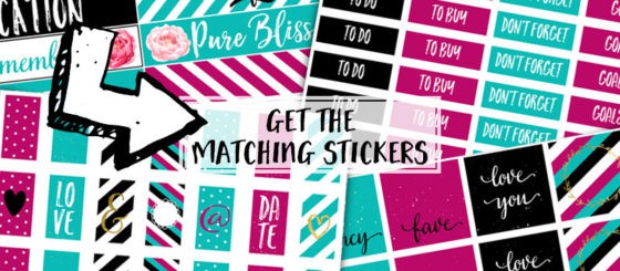 Matching Planner Stickers | LovePaperCrafts.com