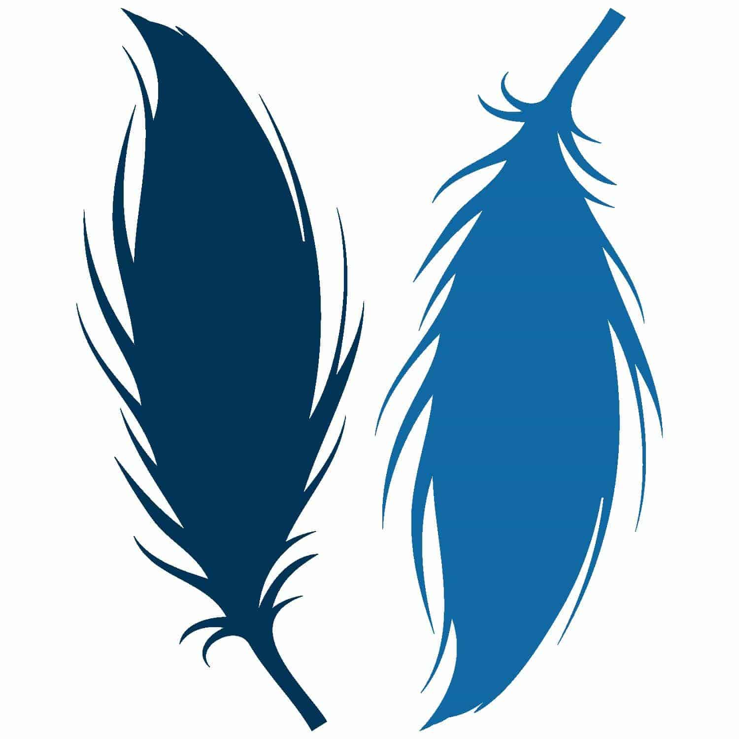 Free Feather SVG - Use this feather SVG for your paper crafting projects with your die cutting machine | LovePaperCrafts.com