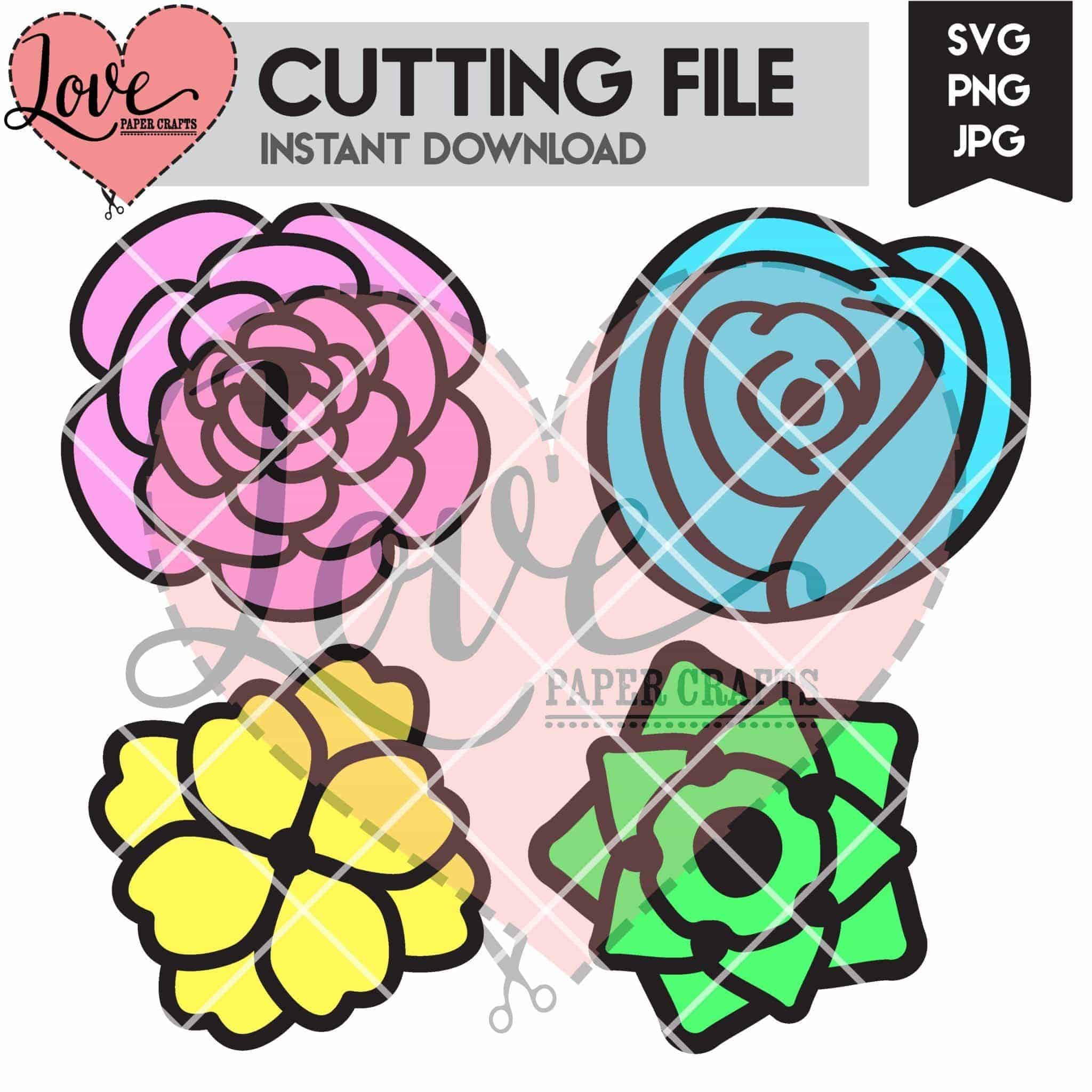 Free Free 244 Flower A Svg SVG PNG EPS DXF File
