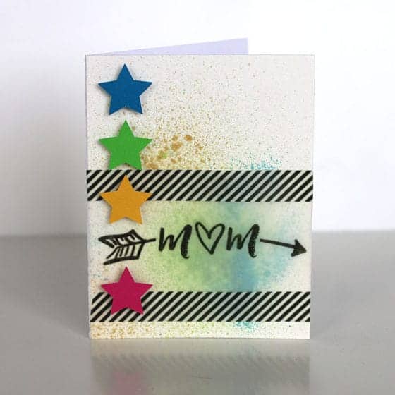 Handmade Bright Mother's Day Card | LovePaperCrafts.com