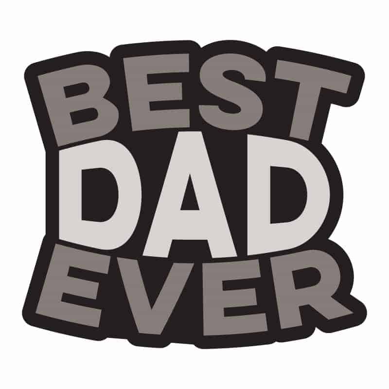 Best Dad Ever Title Free SVG Cut Download | LovePaperCrafts.com