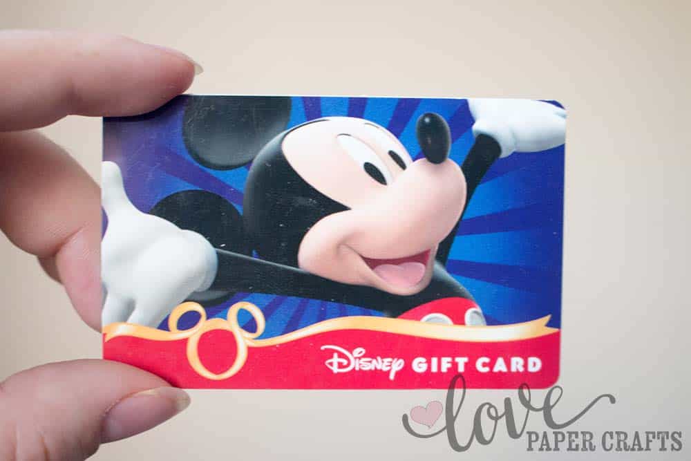 Best Souvenirs at Disneyland Gift Cards | LovePaperCrafts.com
