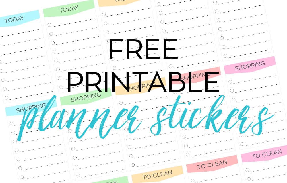 Free Printable Planner Stickers | LovePaperCrafts.com