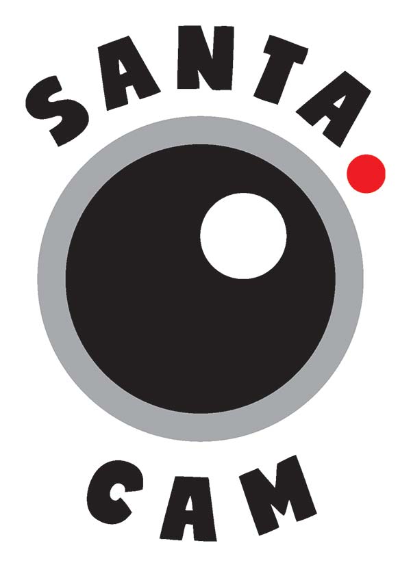 Free Santa Cam cutting file for Silhouette and Cricut. In SVG, DXF, EPS, PNG and JPG format. Also works for Christmas clip art. | LovePaperCrafts.com