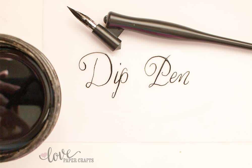 Get into Hand Lettering and Calligraphy with a Dip Pen | LovePaperCrafts.com