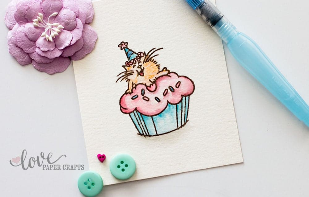 5 Tips for Using Watercolor on Stamped Images | LovePaperCrafts.com
