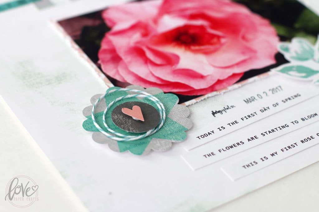 Pretty Scrapbooking Layouts for Spring