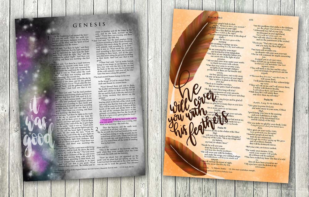 Digital Bible Journaling Examples and Inspiration
