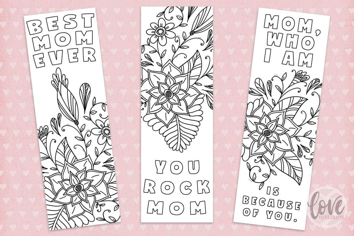 Free Printable Mothers Day Bookmarks