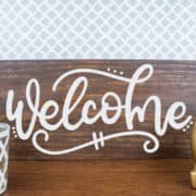 Free hand lettered welcome cut file svg dxf eps png jpg vector graphic clip art