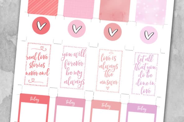 Free Printable Valentines Day Planner Stickers